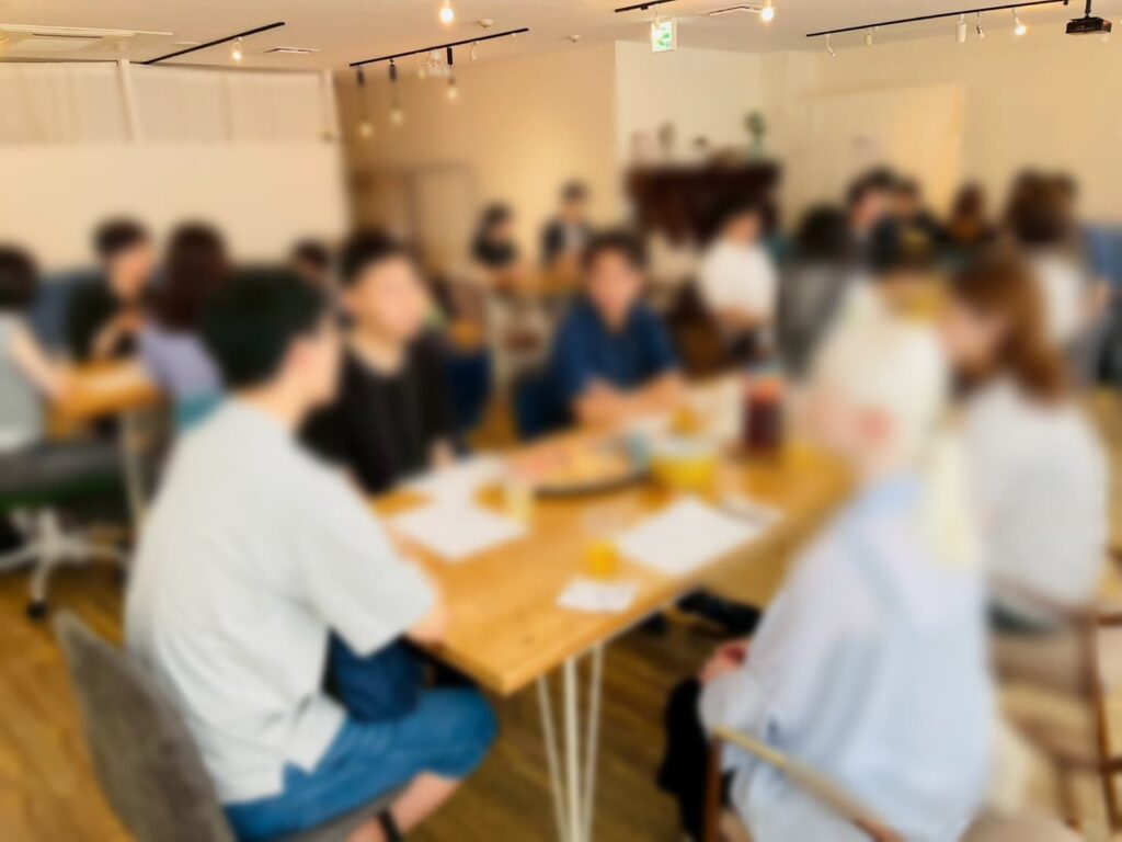名古屋栄で開催した20代30代向け友達作りイベントの着席交流